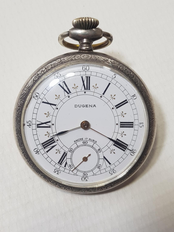 OSMANLI DÖNEMİ DUGENA GÜMÜŞ CEP SAATİ