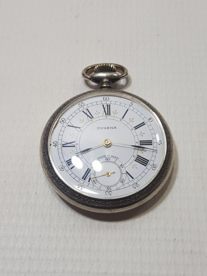 OSMANLI DÖNEMİ DUGENA GÜMÜŞ CEP SAATİ