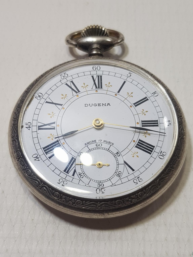 OSMANLI DÖNEMİ DUGENA GÜMÜŞ CEP SAATİ