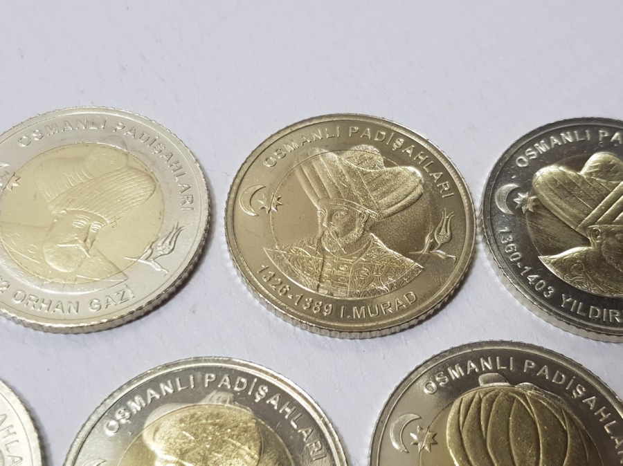OSMANLI PADİŞAHLARI SERİSİ HATIRA PARA SETİ