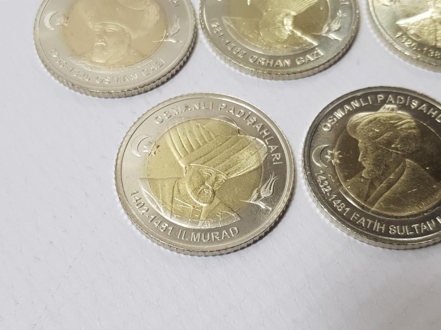 OSMANLI PADİŞAHLARI SERİSİ HATIRA PARA SETİ