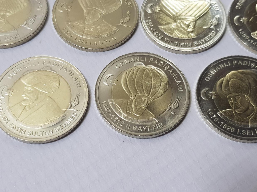 OSMANLI PADİŞAHLARI SERİSİ HATIRA PARA SETİ