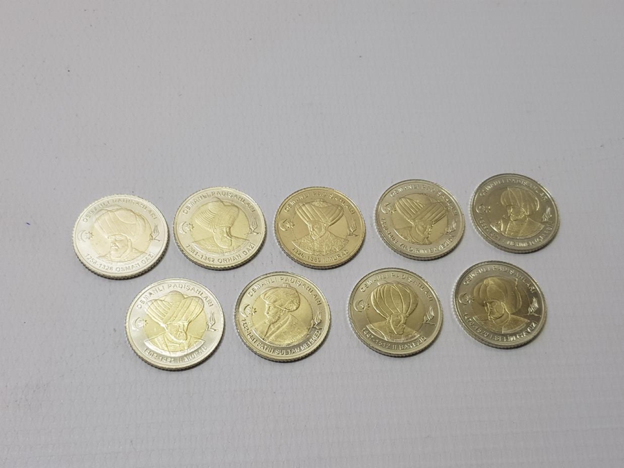 OSMANLI PADİŞAHLARI SERİSİ HATIRA PARA SETİ