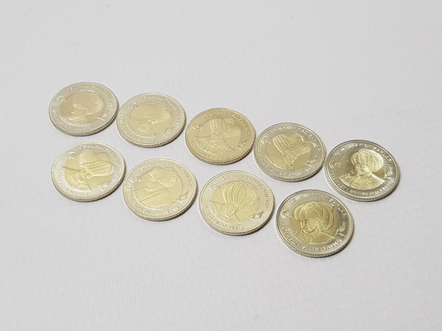 OSMANLI PADİŞAHLARI SERİSİ HATIRA PARA SETİ