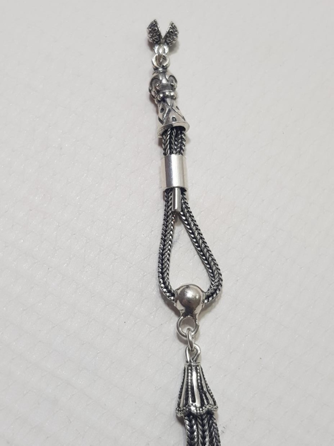 GÜMÜŞ TESPİH PÜSKÜLÜ