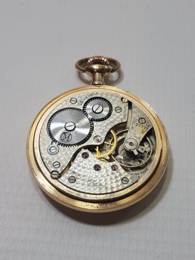 OSMANLI DÖNEMİ ALTIN KAPLAMA CEP SAATİ