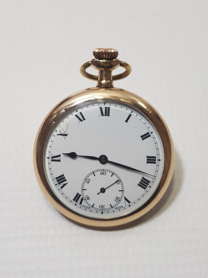 OSMANLI DÖNEMİ ALTIN KAPLAMA CEP SAATİ