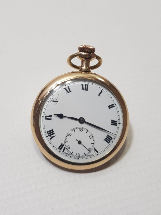 OSMANLI DÖNEMİ ALTIN KAPLAMA CEP SAATİ