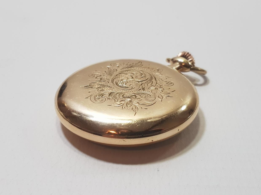 OSMANLI DÖNEMİ ALTIN KAPLAMA CEP SAATİ