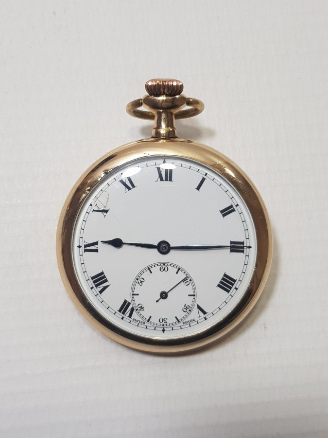 OSMANLI DÖNEMİ ALTIN KAPLAMA CEP SAATİ