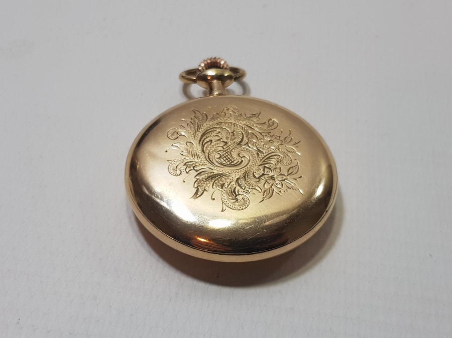 OSMANLI DÖNEMİ ALTIN KAPLAMA CEP SAATİ