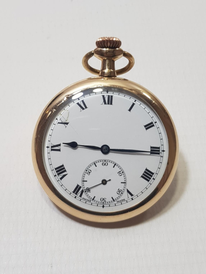 OSMANLI DÖNEMİ ALTIN KAPLAMA CEP SAATİ