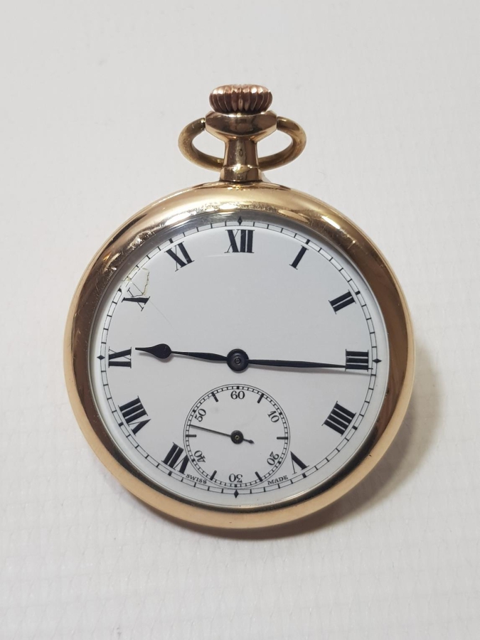 OSMANLI DÖNEMİ ALTIN KAPLAMA CEP SAATİ