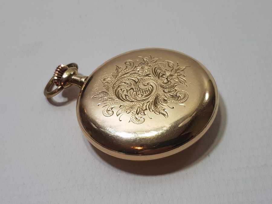 OSMANLI DÖNEMİ ALTIN KAPLAMA CEP SAATİ