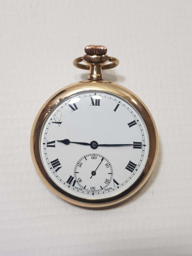 OSMANLI DÖNEMİ ALTIN KAPLAMA CEP SAATİ