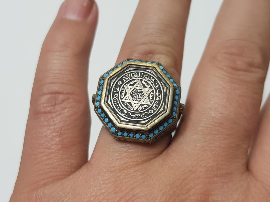 TILSIMLI GÜMÜŞ YÜZÜK