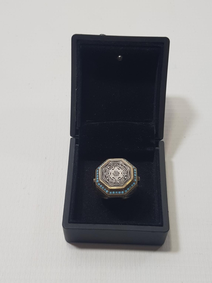 TILSIMLI GÜMÜŞ YÜZÜK