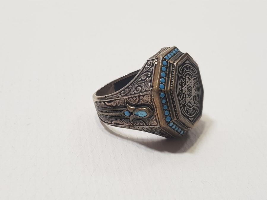 TILSIMLI GÜMÜŞ YÜZÜK