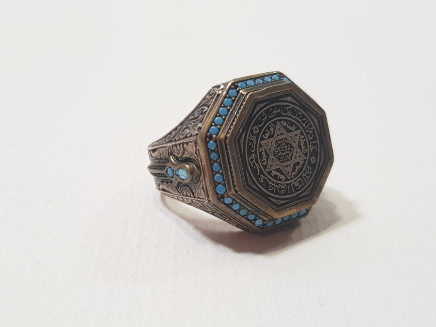 TILSIMLI GÜMÜŞ YÜZÜK