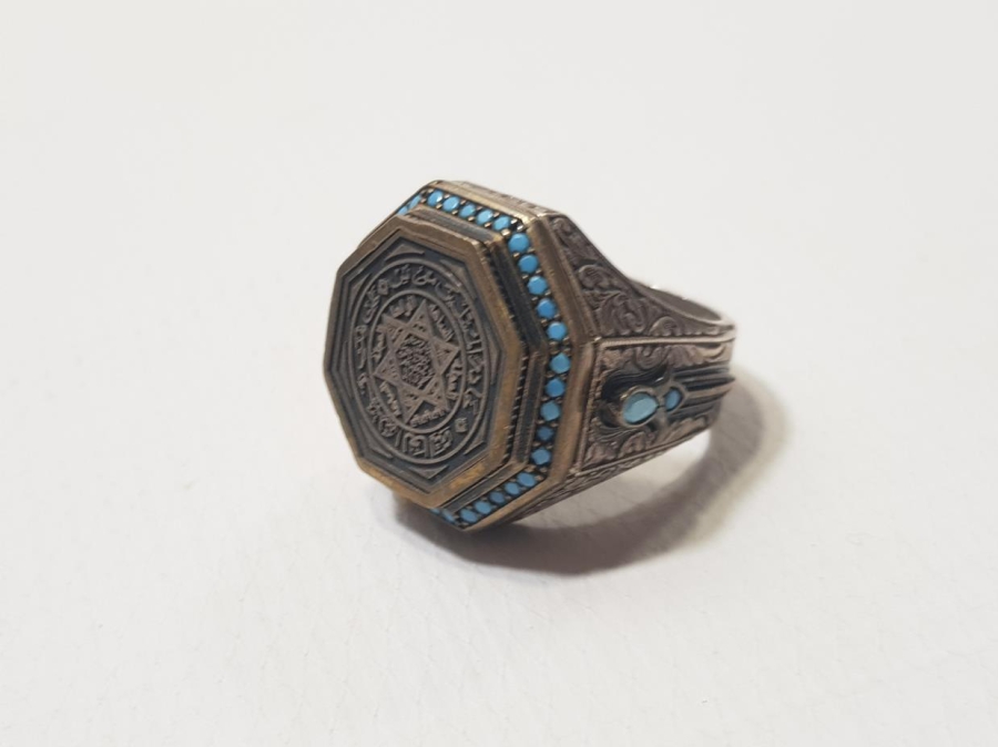 TILSIMLI GÜMÜŞ YÜZÜK