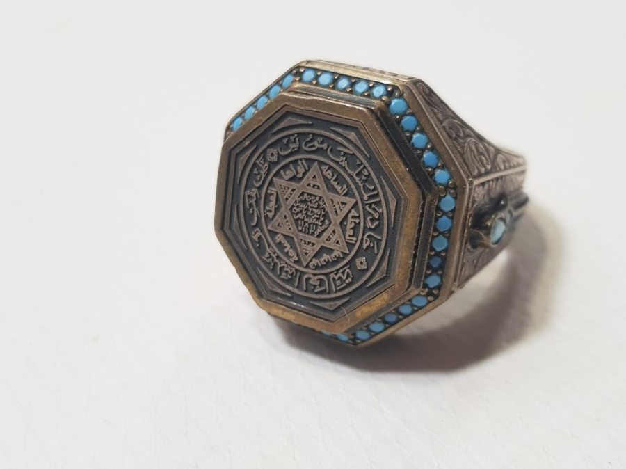 TILSIMLI GÜMÜŞ YÜZÜK