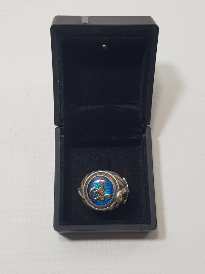 SARIK FORMLU OSMANLI TUĞRALI GÜMÜŞ YÜZÜK