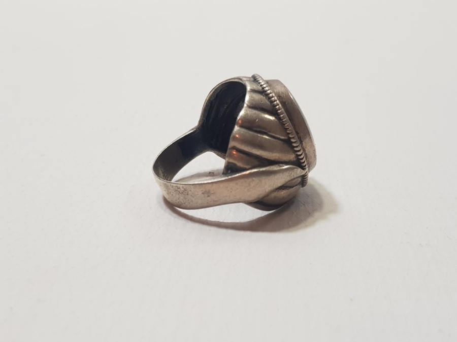 SARIK FORMLU OSMANLI TUĞRALI GÜMÜŞ YÜZÜK