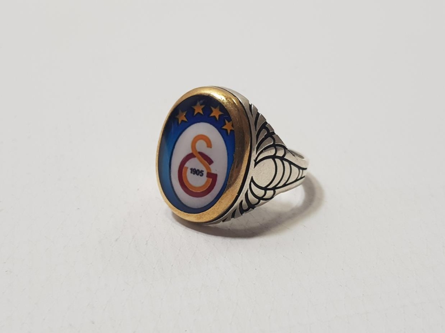 GALATASARAY TEMALI GÜMÜŞ YÜZÜK