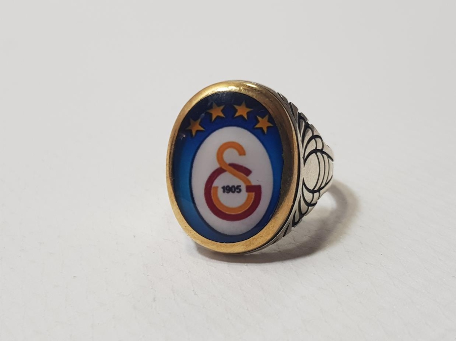 GALATASARAY TEMALI GÜMÜŞ YÜZÜK