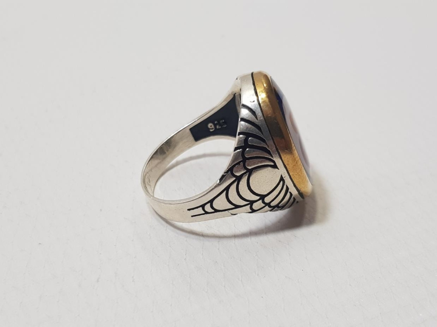 GALATASARAY TEMALI GÜMÜŞ YÜZÜK