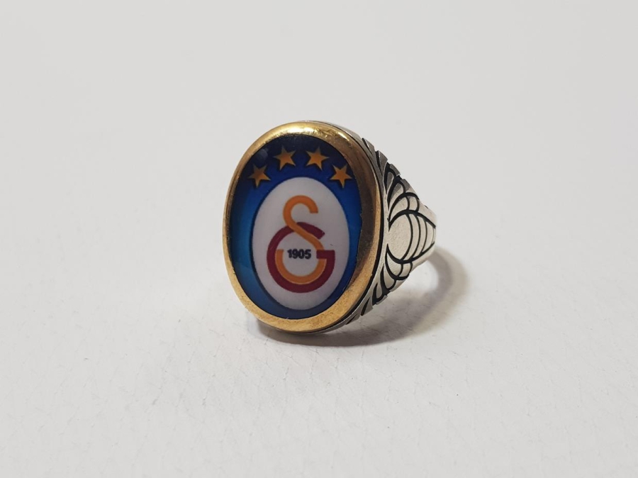 GALATASARAY TEMALI GÜMÜŞ YÜZÜK