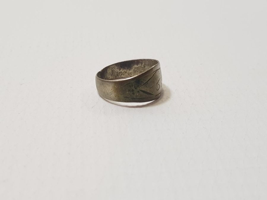 OSMANLICA YADİGAR YAZILI GÜMÜŞ YÜZÜK