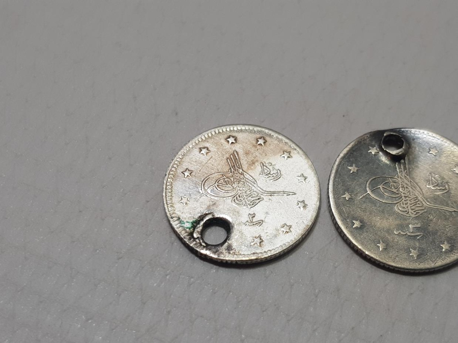 SULTAN MEHMED REŞAD DÖNEMİ 3 ADET GÜMÜŞ 2 KURUŞ