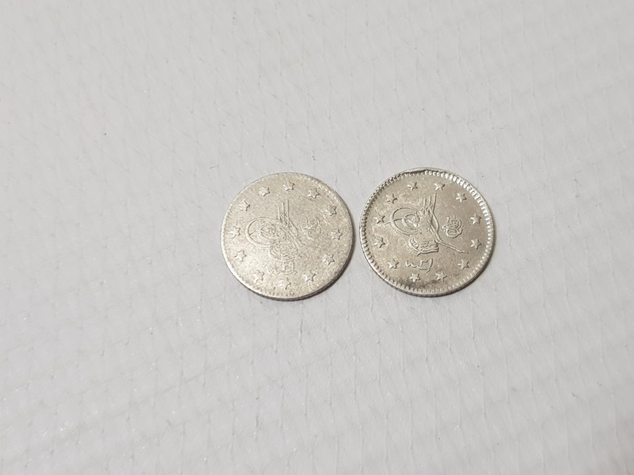 SULTAN ABDÜLHAMİD HAN DÖNEMİ GÜMÜŞ 1 KURUŞ LOTU