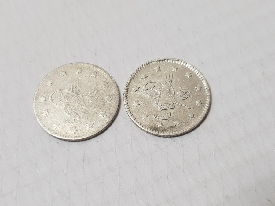 SULTAN ABDÜLHAMİD HAN DÖNEMİ GÜMÜŞ 1 KURUŞ LOTU