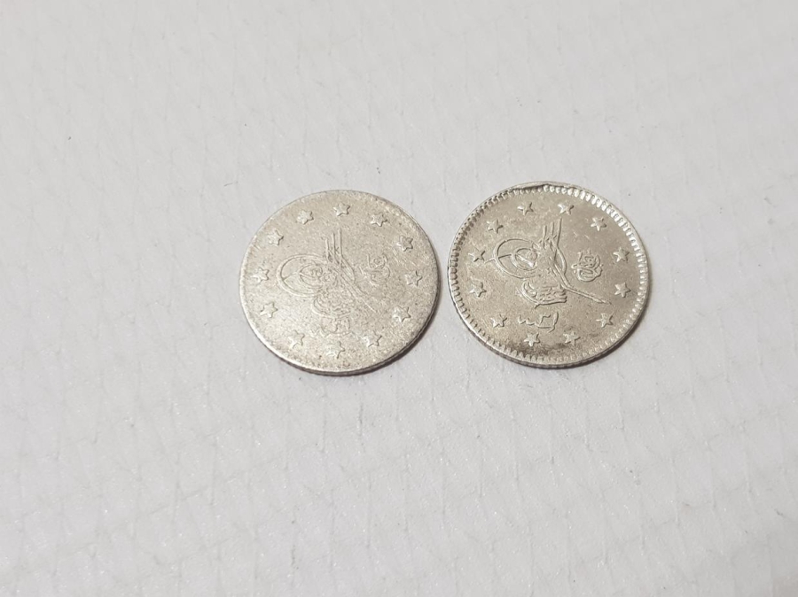 SULTAN ABDÜLHAMİD HAN DÖNEMİ GÜMÜŞ 1 KURUŞ LOTU