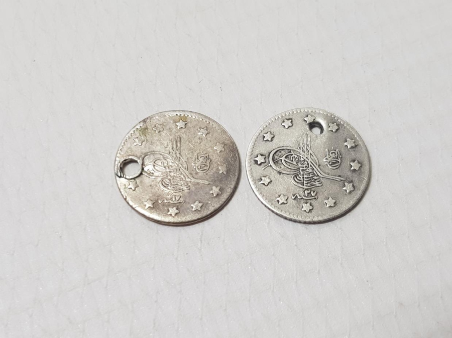 SULTAN ABDÜLHAMİD HAN DÖNEMİ GÜMÜŞ 1 KURUŞ LOTU