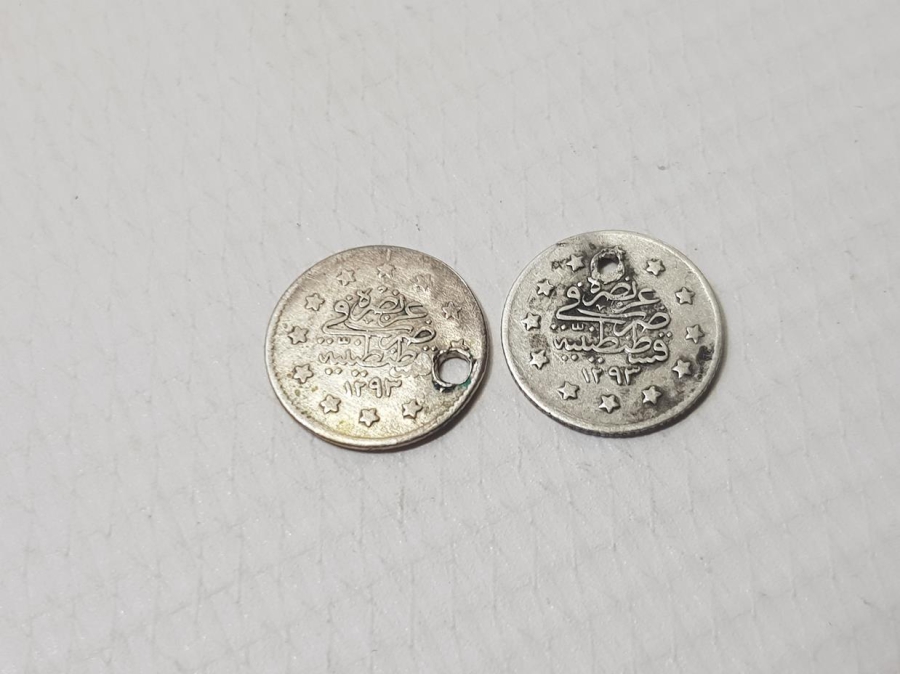 SULTAN ABDÜLHAMİD HAN DÖNEMİ GÜMÜŞ 1 KURUŞ LOTU