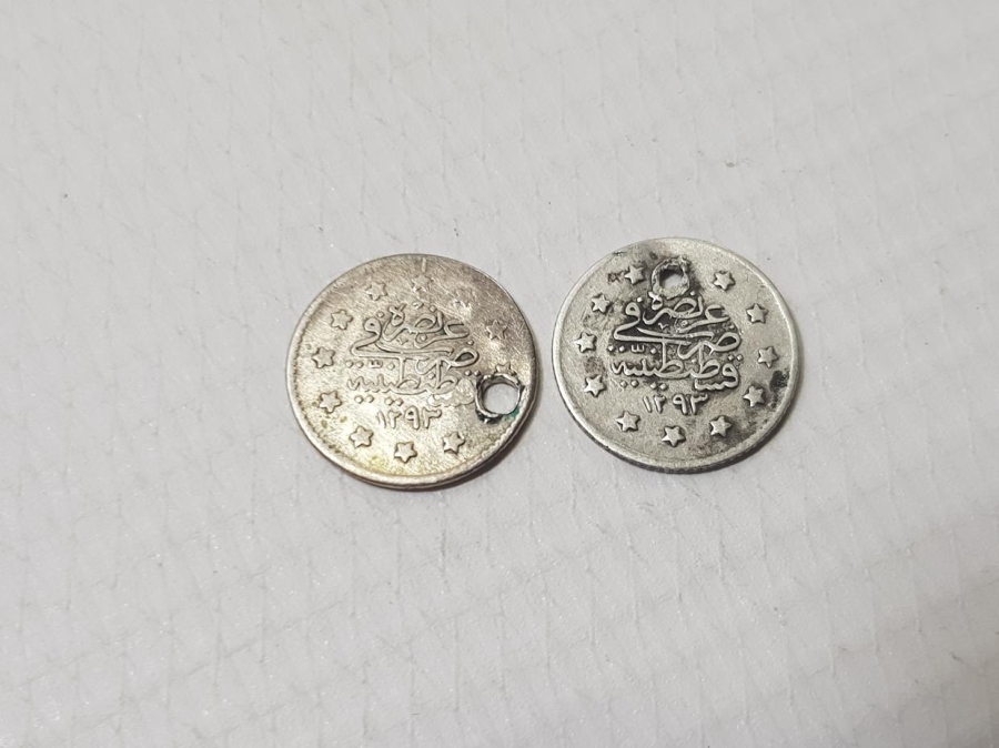 SULTAN ABDÜLHAMİD HAN DÖNEMİ GÜMÜŞ 1 KURUŞ LOTU