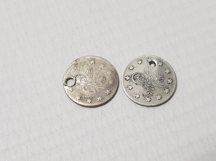 SULTAN ABDÜLHAMİD HAN DÖNEMİ GÜMÜŞ 1 KURUŞ LOTU