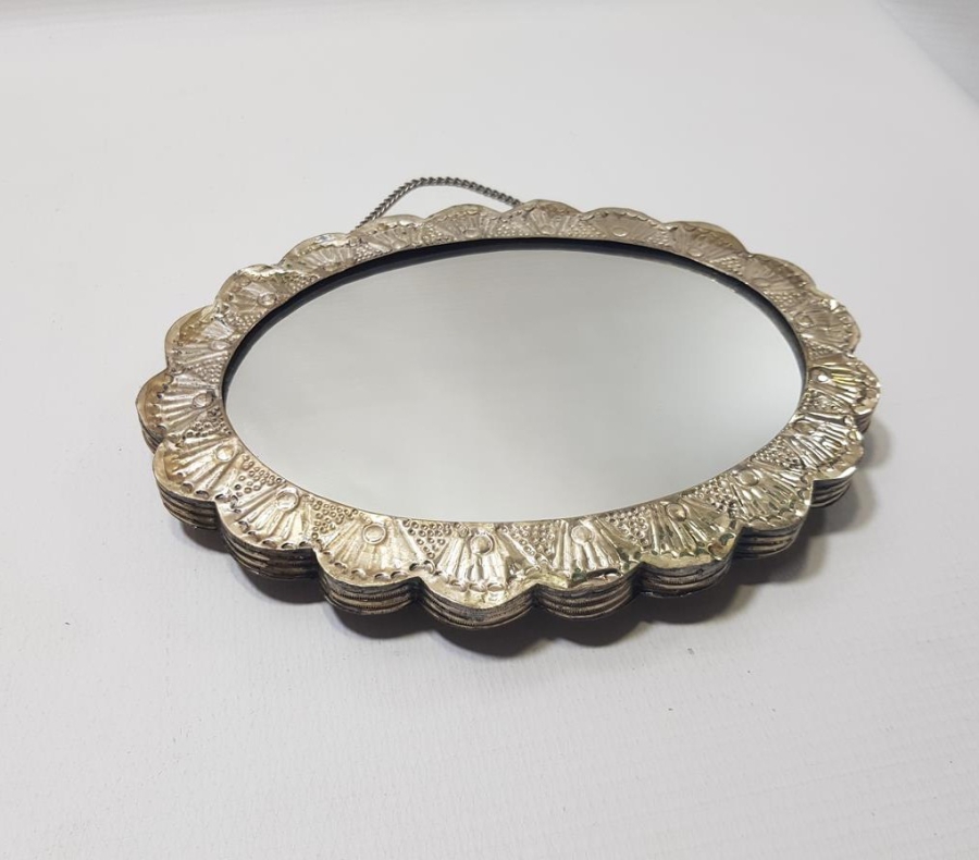 ANTİKA GÜMÜŞ GELİN AYNASI