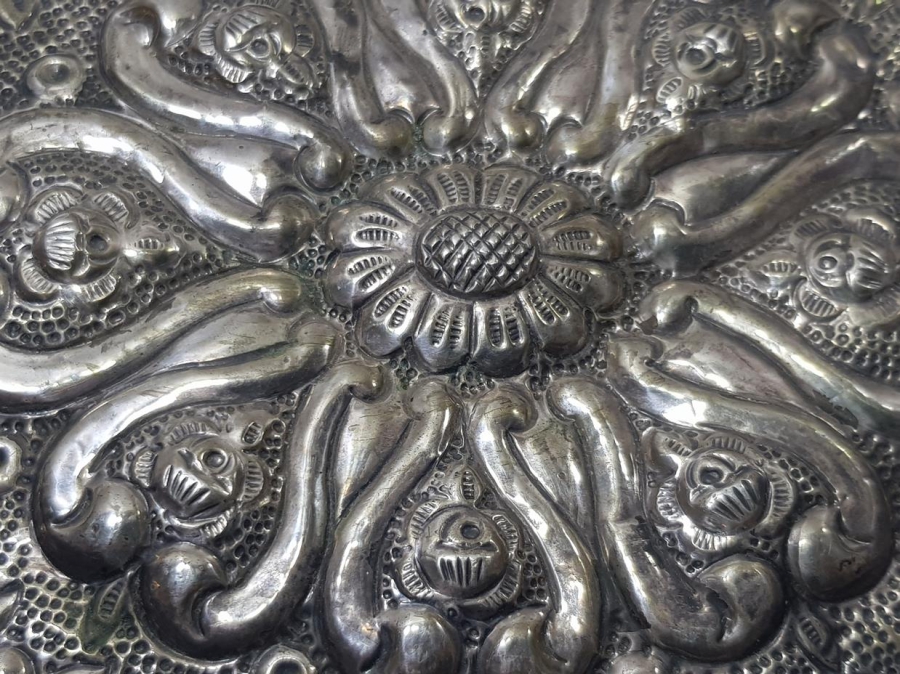 ANTİKA GÜMÜŞ GELİN AYNASI