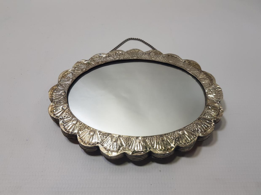 ANTİKA GÜMÜŞ GELİN AYNASI