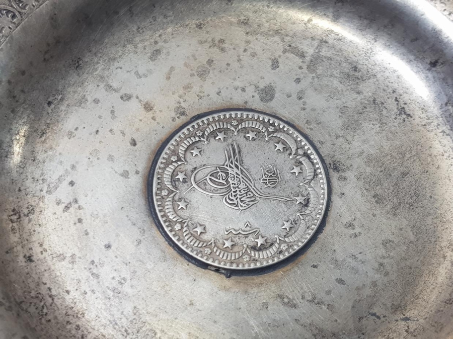 OSMANLI DÖNEMİ AZNAVUR İŞÇİLİKLİ GÜMÜŞ İKRAMLIK