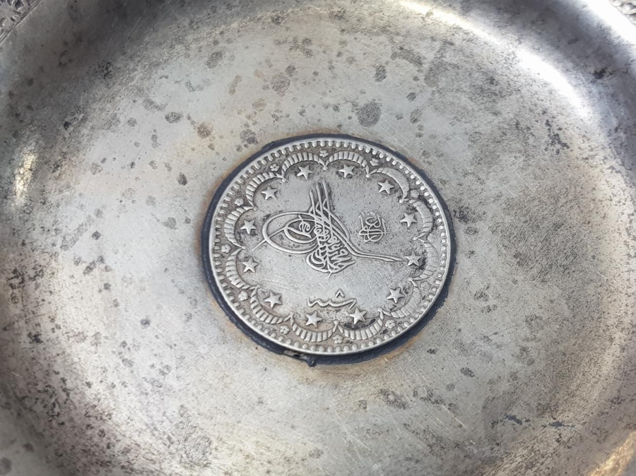 OSMANLI DÖNEMİ AZNAVUR İŞÇİLİKLİ GÜMÜŞ İKRAMLIK