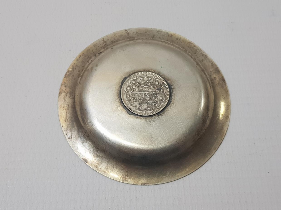 OSMANLI DÖNEMİ AZNAVUR İŞÇİLİKLİ GÜMÜŞ İKRAMLIK