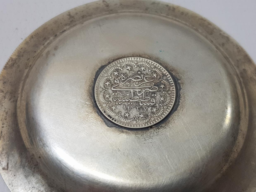 OSMANLI DÖNEMİ AZNAVUR İŞÇİLİKLİ GÜMÜŞ İKRAMLIK