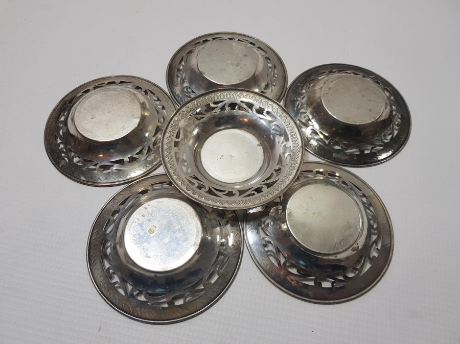 ANTİKA GÜMÜŞ ÇAY TABAĞI SETİ