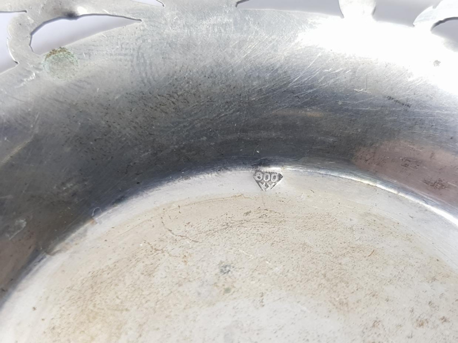 ANTİKA GÜMÜŞ ÇAY TABAĞI SETİ