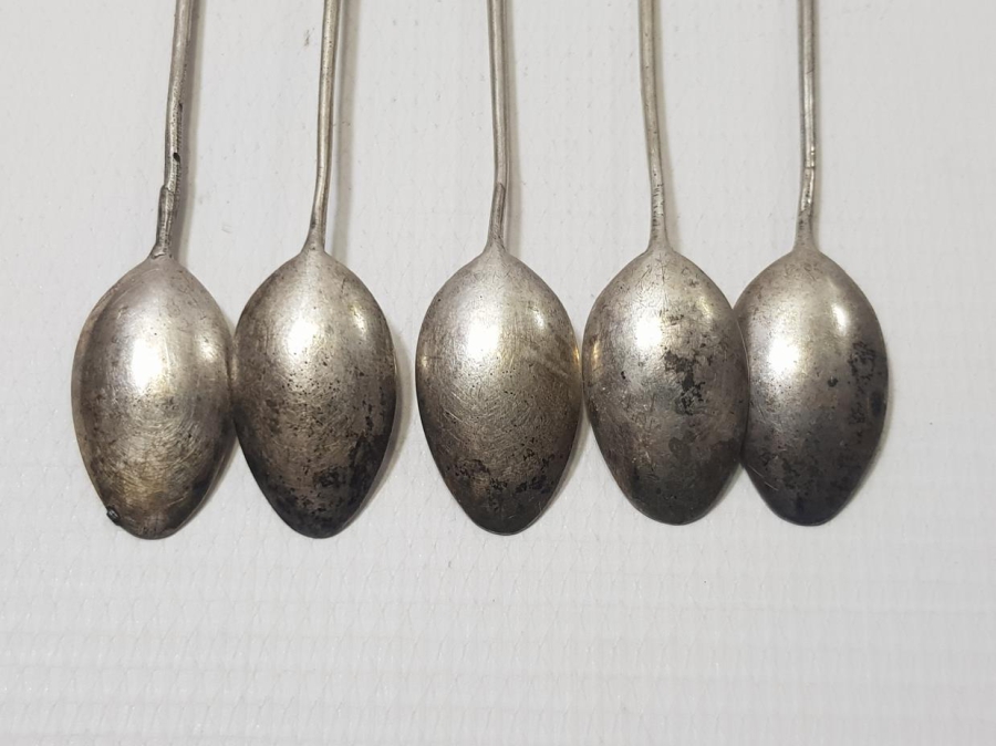 ANTİKA GÜMÜŞ ÇAY KAŞIĞI SETİ